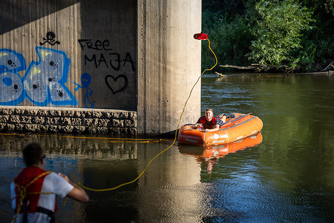 Bild vom Bundeswettbewerb der DRK-Wasserwacht